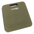 Vanish Foam Cushion, 14 in. L x 13 in. W x 2 in. Thick, Olive Green 5839